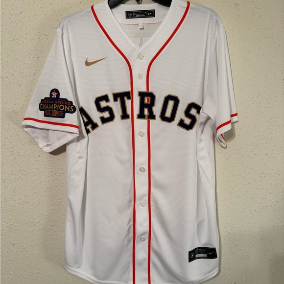Nike Other - Nike Men's Houston Astros Altuve Gold Replica Jersey